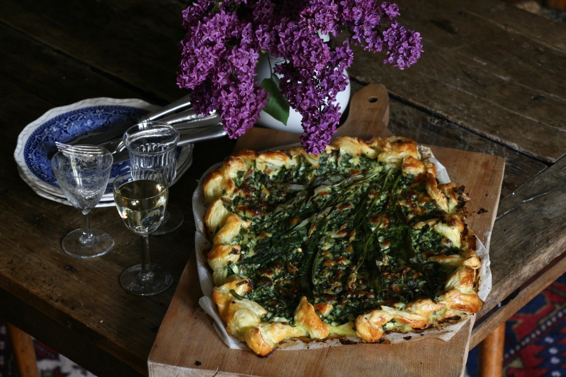 Wild Garlic Quiche and A&nbsp;Book